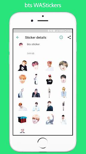 WAStickerApps -BTS kpop Stickers for Whatsapp screenshot 4