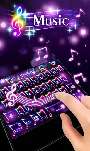 Music GO Keyboard Theme screenshot 3