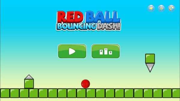 Red Ball Bouncing Dodge Dash 2 скриншот 1