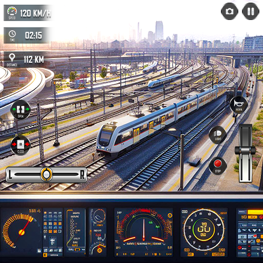 City Train Driving Train Games आइकन