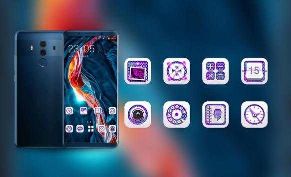 Abstract theme for Lg V50 launcher screenshot 4