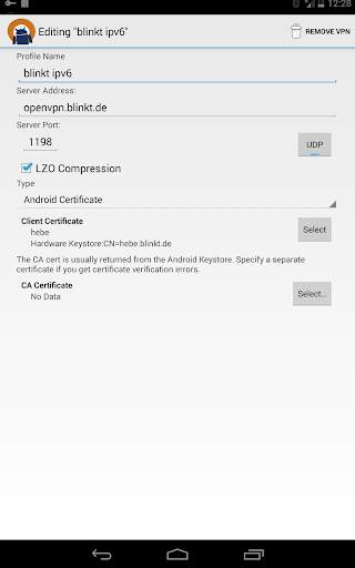 OpenVPN for Android screenshot 7
