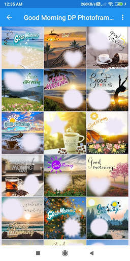 Good Morning Photo Frames screenshot 2
