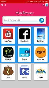 Mini Browser screenshot 1