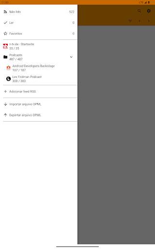 Leitor RSS Offline screenshot 1