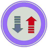 Internet data rate meter