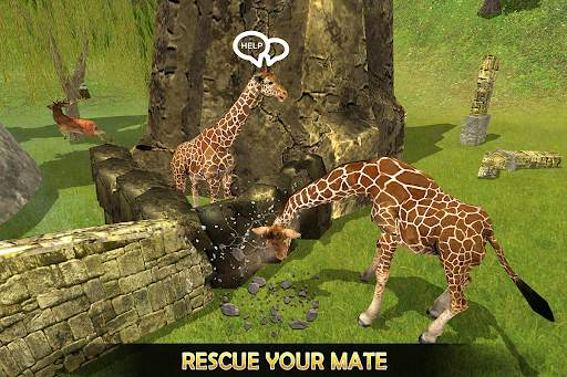 Giraffe Family Life Jungle Sim screenshot 22