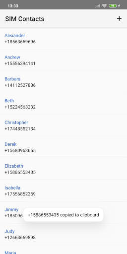 SIM Contacts скриншот 4
