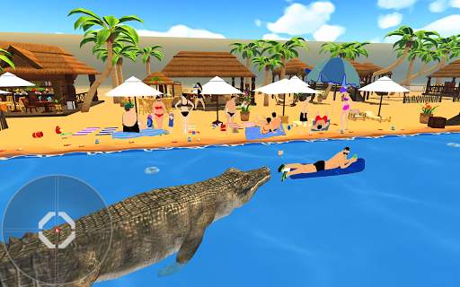 Crocodile Hunter 3d : Hungry Crocodile Attack Game screenshot 2