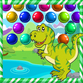 Dinosaur bubble Shooter Pop icon
