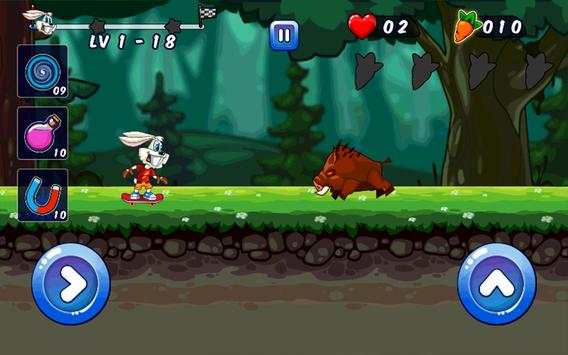 Looney Bunny Skater Dash screenshot 10