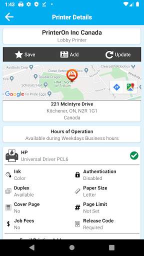 PrinterOn Print Service screenshot 7