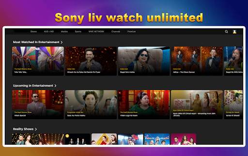 SonyLiv - Live TV Shows & Movies Guide screenshot 3