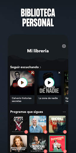 Podimo - Escucha podcasts locales & audiolibros screenshot 6