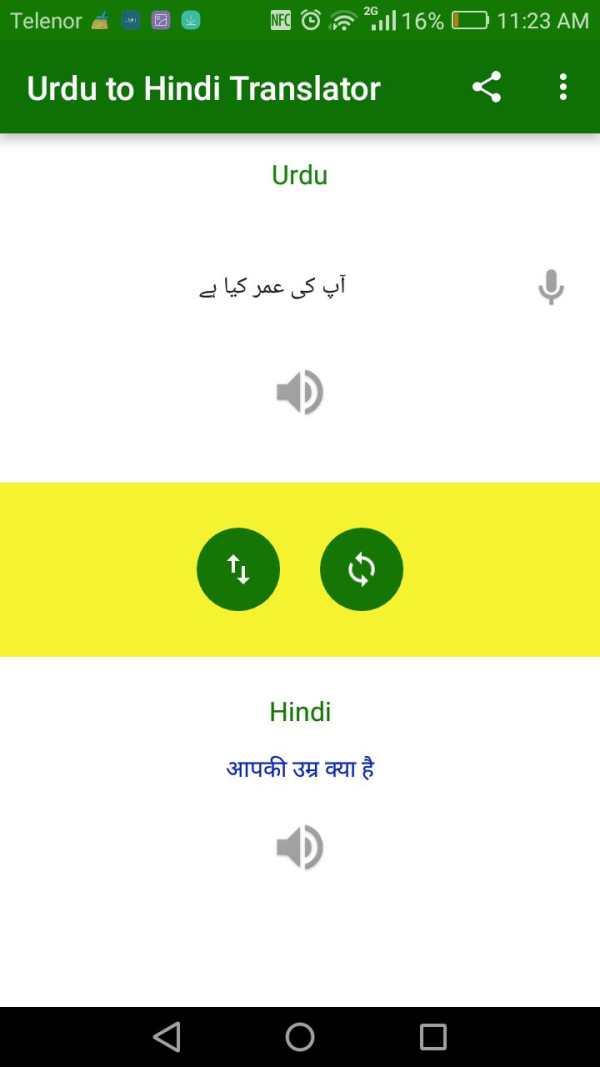 Urdu to Hindi Translator screenshot 3