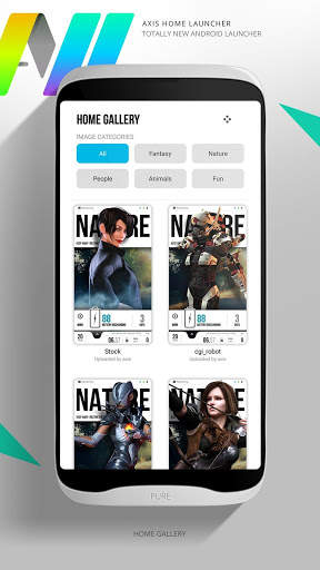 Axis Home Launcher screenshot 7