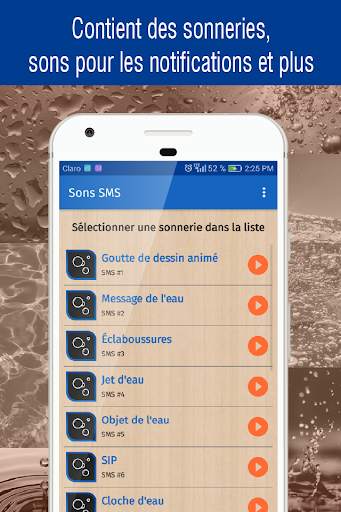 sonneries eau, sons de eau gratuite screenshot 4
