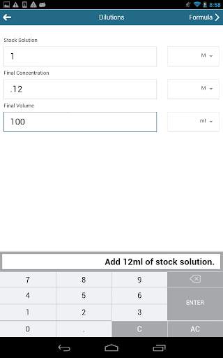 Promega Biomath Calculators screenshot 8