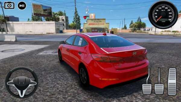 Driving Hyundai Elantra New Racing Simulator screenshot 2