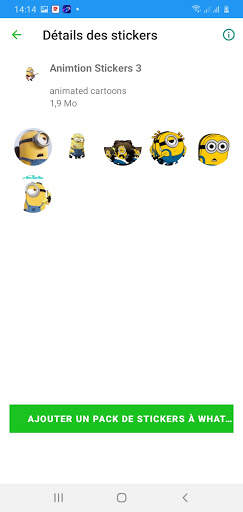 Animated Cartoon Stickers for Whatsapp screenshot 2