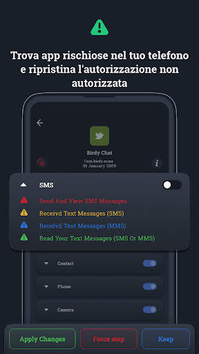 Gestore autorizzazioni app screenshot 4