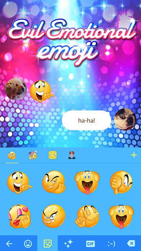 Evil Emoji Stickers&Funny,Free Emojis for Android screenshot 1