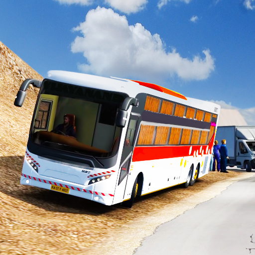 Heavy Coach Bus Offroad Drive icon