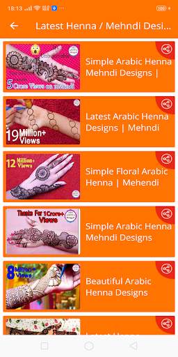 Mehndi Video Tutorial Free screenshot 4