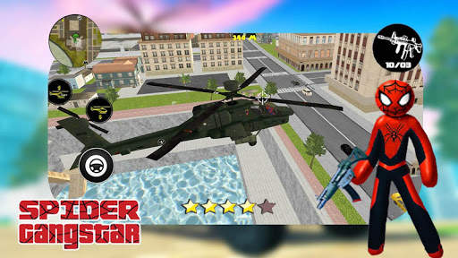 Free battleground fire : Spider Stickman RopeHero screenshot 5