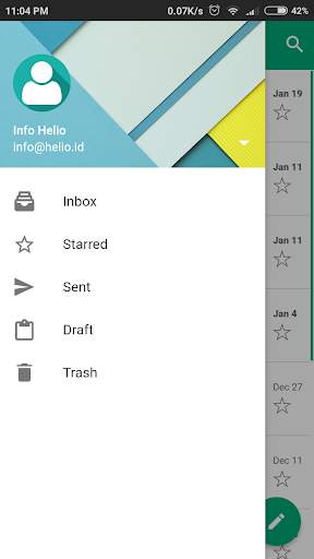 Helio Mail screenshot 1