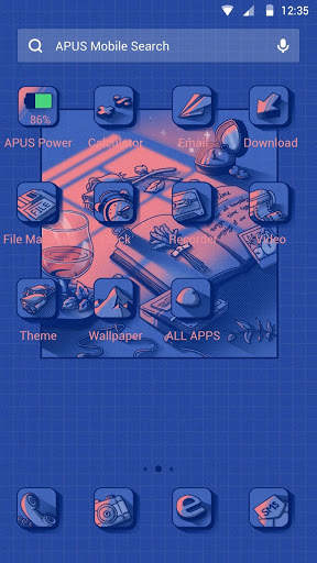 Daily Moment APUS Launcher Theme screenshot 2