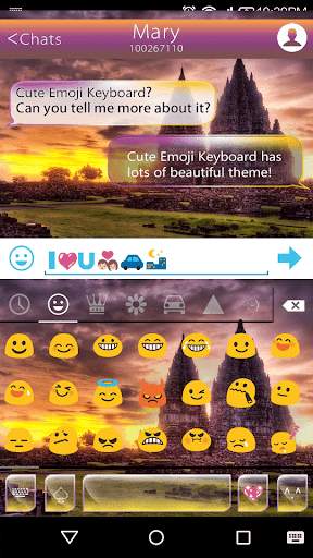 Emoji Keyboard - Free Temple screenshot 2