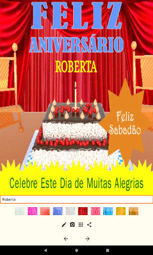 Mensagens de Aniversário screenshot 4