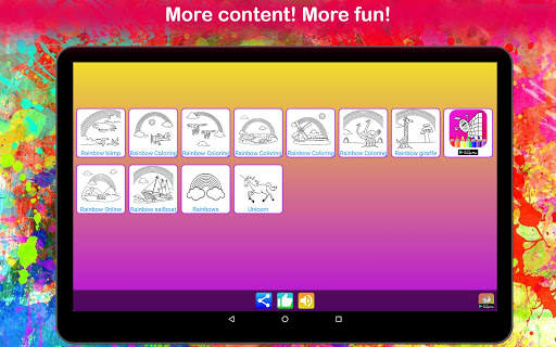 Unicorn Coloring Pages Game for kids glitter screenshot 15