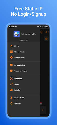 Pro Gamer VPN - The Gaming VPN screenshot 5