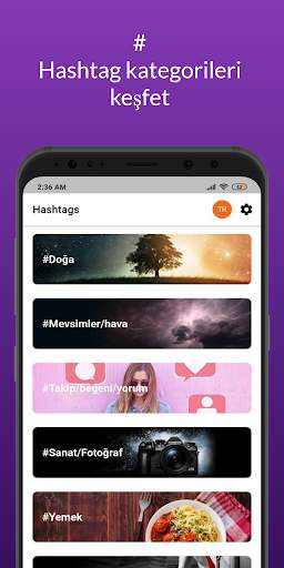 Hashtags - En iyi Türkçe Instagram hashtag'leri screenshot 2