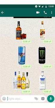 Figurinhas de bebidas para WhatsApp -WAStickerApps screenshot 7