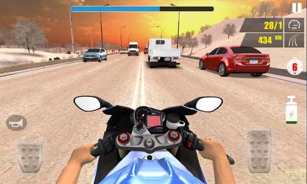 Traffic Speed Moto Rider 3D screenshot 8