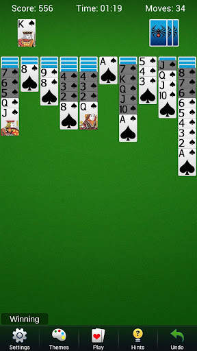 Spider Solitaire -Trò chơi bài screenshot 1