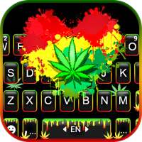 Reggae Weed Keyboard Background on 9Apps