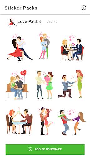 WAStickerApps: couple, love stickers for whatsapp screenshot 5