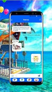S9 Message: Galaxy Themes for SMS, MMS 4 تصوير الشاشة