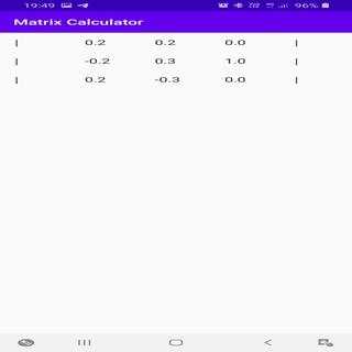 Matrix Calculator screenshot 3