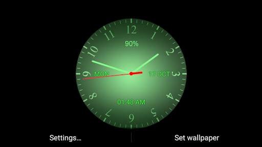 Analog clock Live WP screenshot 8