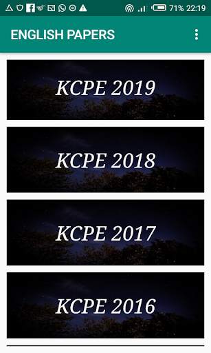KCPE PAST PAPERS WITH ANSWERS скриншот 5
