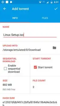 Torrentz screenshot 1