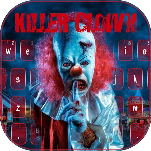 Scary Killer Clown Keyboard Theme 10001002