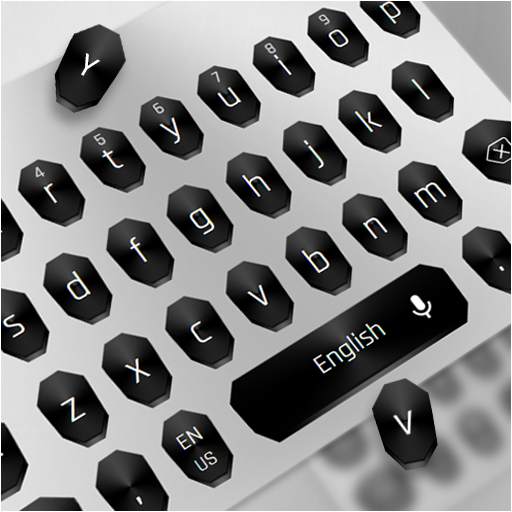 Simple Black White Keyboard 10001002