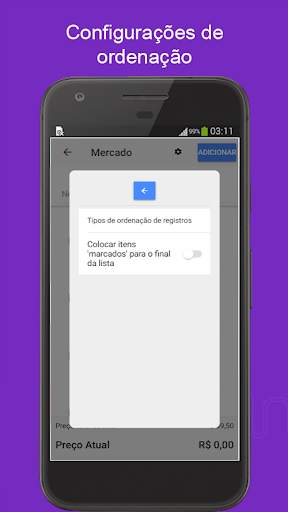 Lista de compras com preço screenshot 5