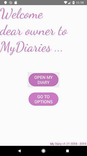 My Diary screenshot 1